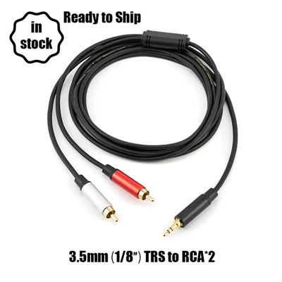 3,5 mm auf Dual-RCA